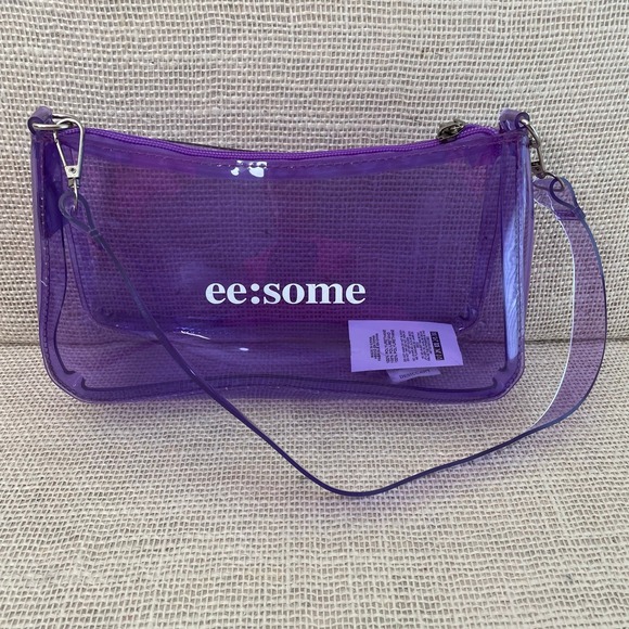 Festival, Concert, Party Pack of 3 Small Purses, Crossbody, Pink, Green, Purp. - Picture 2 of 8